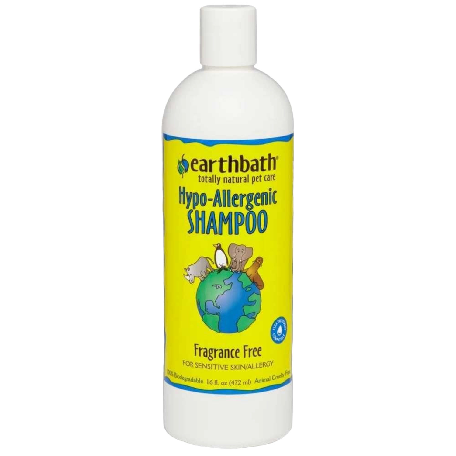 Earthbath Hypo-Allergenic Shampoo (Fragrance Free) - 472ml / 3785ml