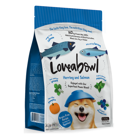 Loveabowl Herring and Salmon for Dogs - 250g / 1.4kg / 4.5kg / 10kg
