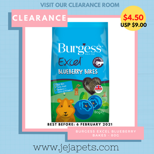[CLEARANCE] Burgess Excel (Blueberry) Bakes - 80g