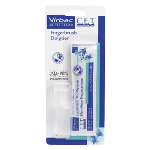 Virbac C.E.T Finger Brush (with Toothpaste)