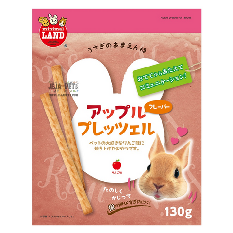 Marukan Apple Pretzel Stick Biscuit for Rabbit - 130g