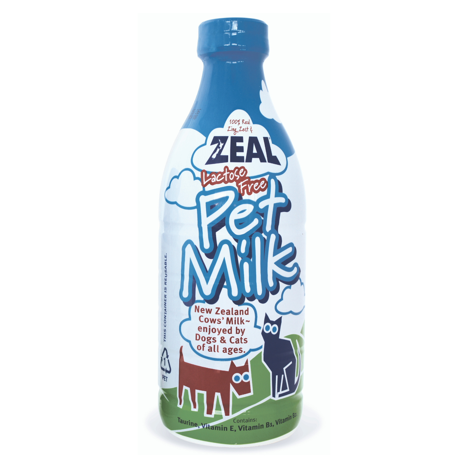 Zeal Lactose Free Pet Milk - 380ml / 1l