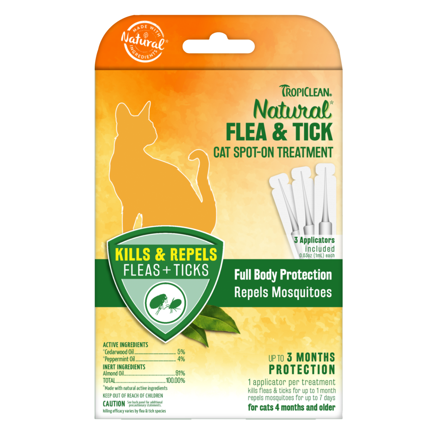 Tropiclean flea and tick spot best sale on