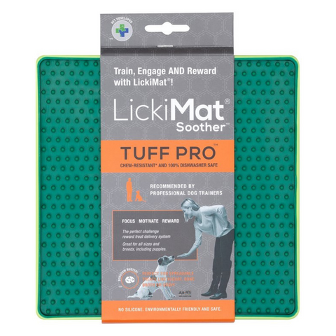 Lickimat TUFF Pro Soother Green - 20 x 20 cm