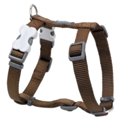 Red Dingo Dog Harness - Classic Range (Brown)