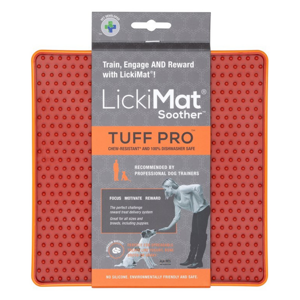 Lickimat TUFF Pro Soother Pink - 20 x 20 cm