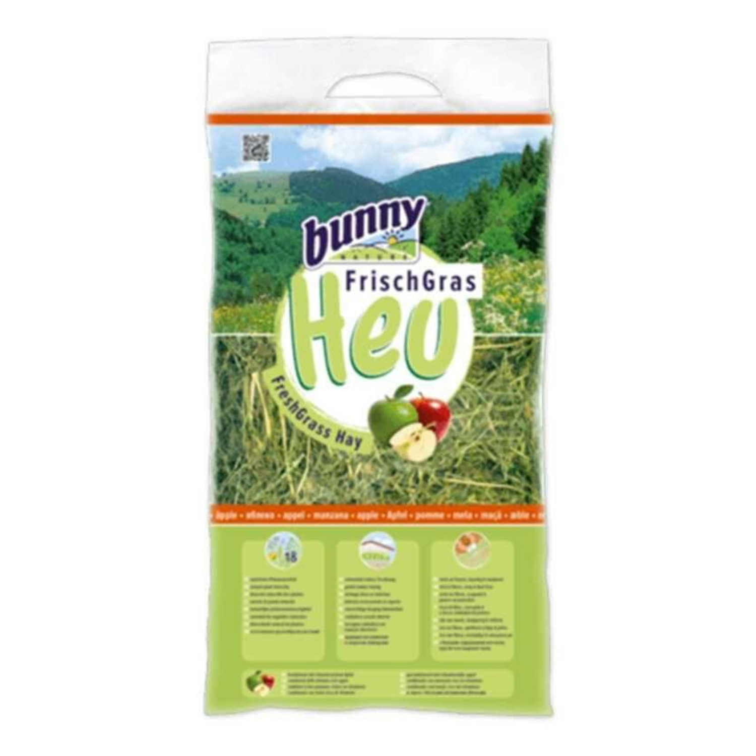 Bunny Nature Fresh Grass Hay (Apples) - 500g