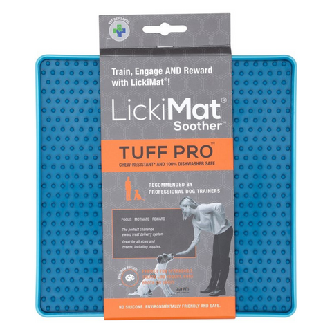 Lickimat TUFF Pro Soother Blue - 20 x 20 cm