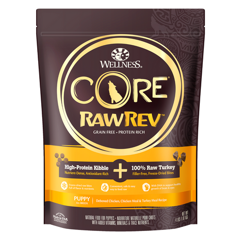 Wellness CORE RawRev for Puppy - (Deboned Chicken & Chicken Meal + Freeze-Dried Turkey) - 1.81kg / 4.54kg