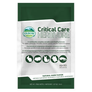 Oxbow Critical Care for Herbivores (Anise Flavour) - 36g / 454g