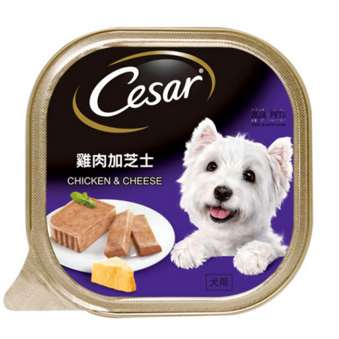 Cesar Chicken & Cheese Wet Dog Food - 100g