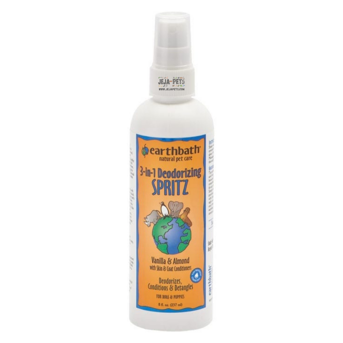 Earthbath 3-in-1 Deodorizing Spritz Vanilla & Almond - 236ml