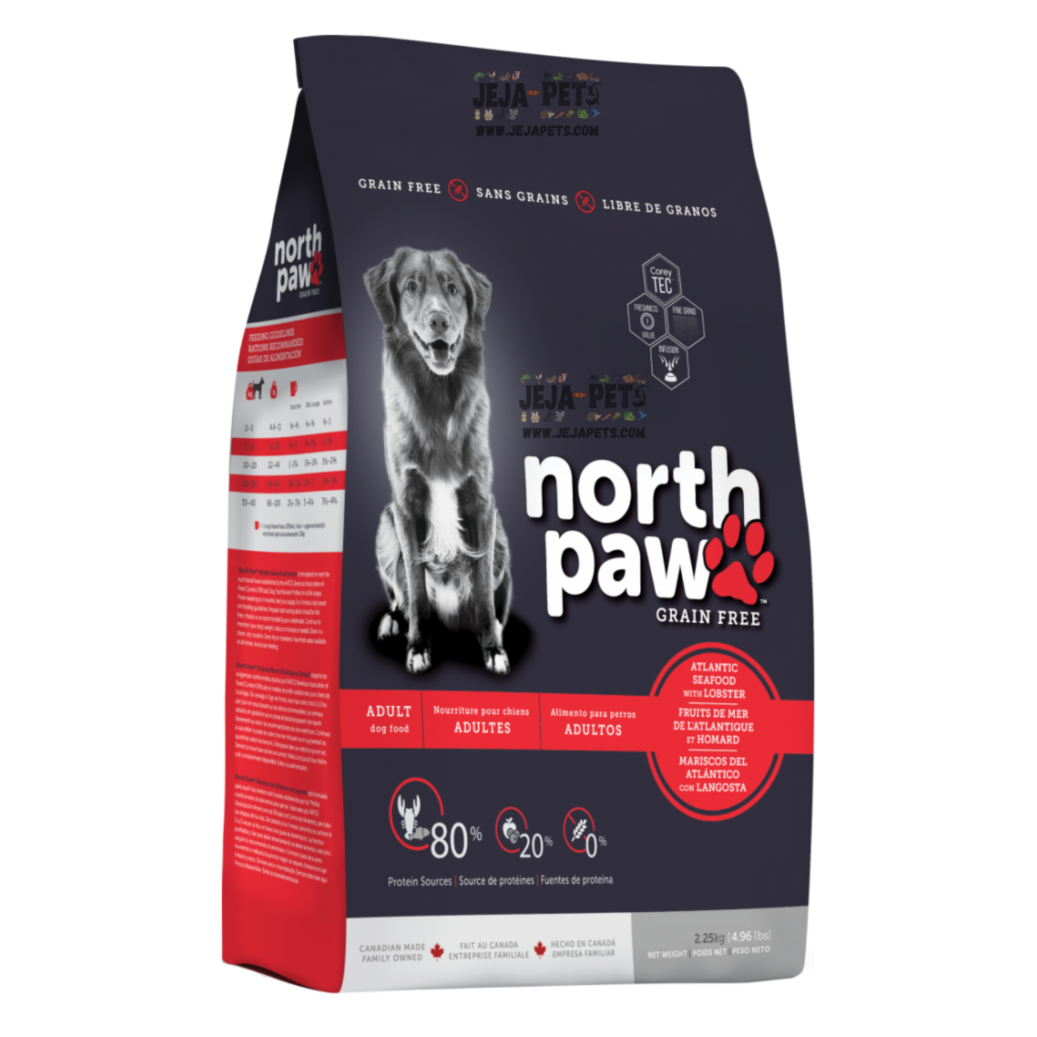 [DISCONTINUED] North Paw Atlantic Seafood with Lobster (Fish & Lobster Dog Food) - 2.25kg / 11.39kg