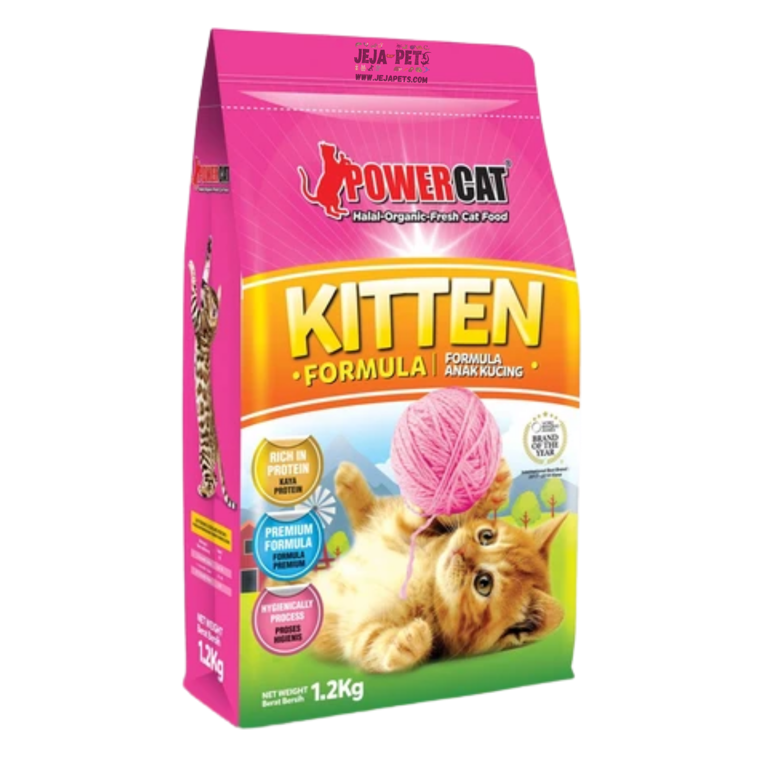 Power Cat Kitten Formula Dry Cat Food 450g 1.2kg Jeja Pets