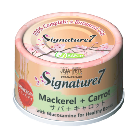 Signature7 Wednesday Mackerel & Carrot Cat Canned Food - 70g