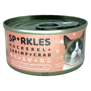 Sparkles Mackerel with Shrimp and Crab (Digestion and Gut Health) - 70g