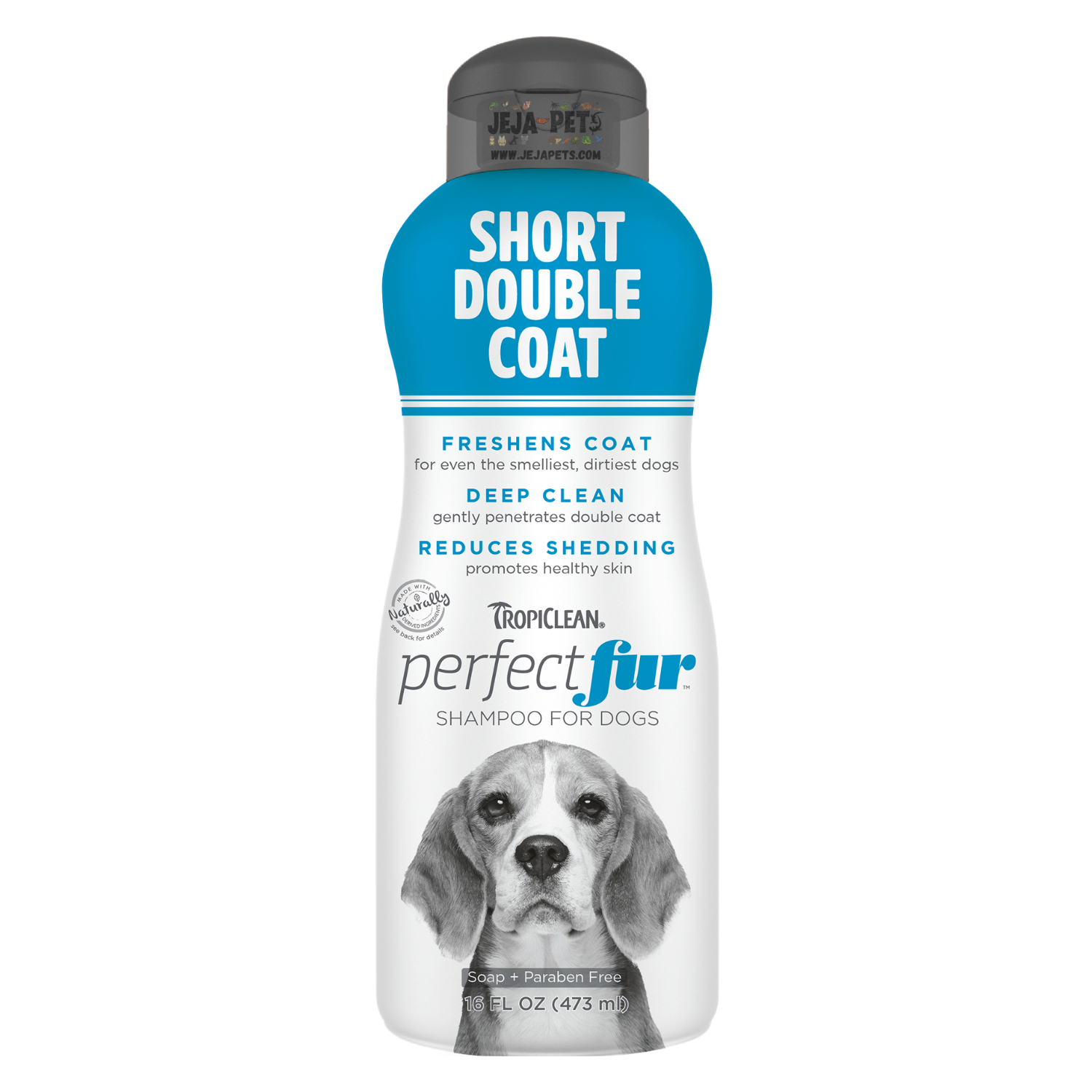 Tropiclean Perfect Fur Short Double Coat Shampoo for Dogs - 473ml