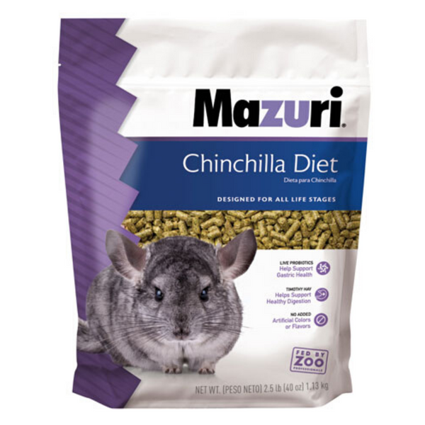 Mazuri Chinchilla Diet - 1kg / 11.34kg