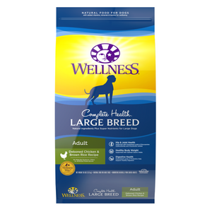 Wellness Complete Health for Large Breed Adult - (Deboned Chicken and Brown Rice Recipe) - 13.37kg