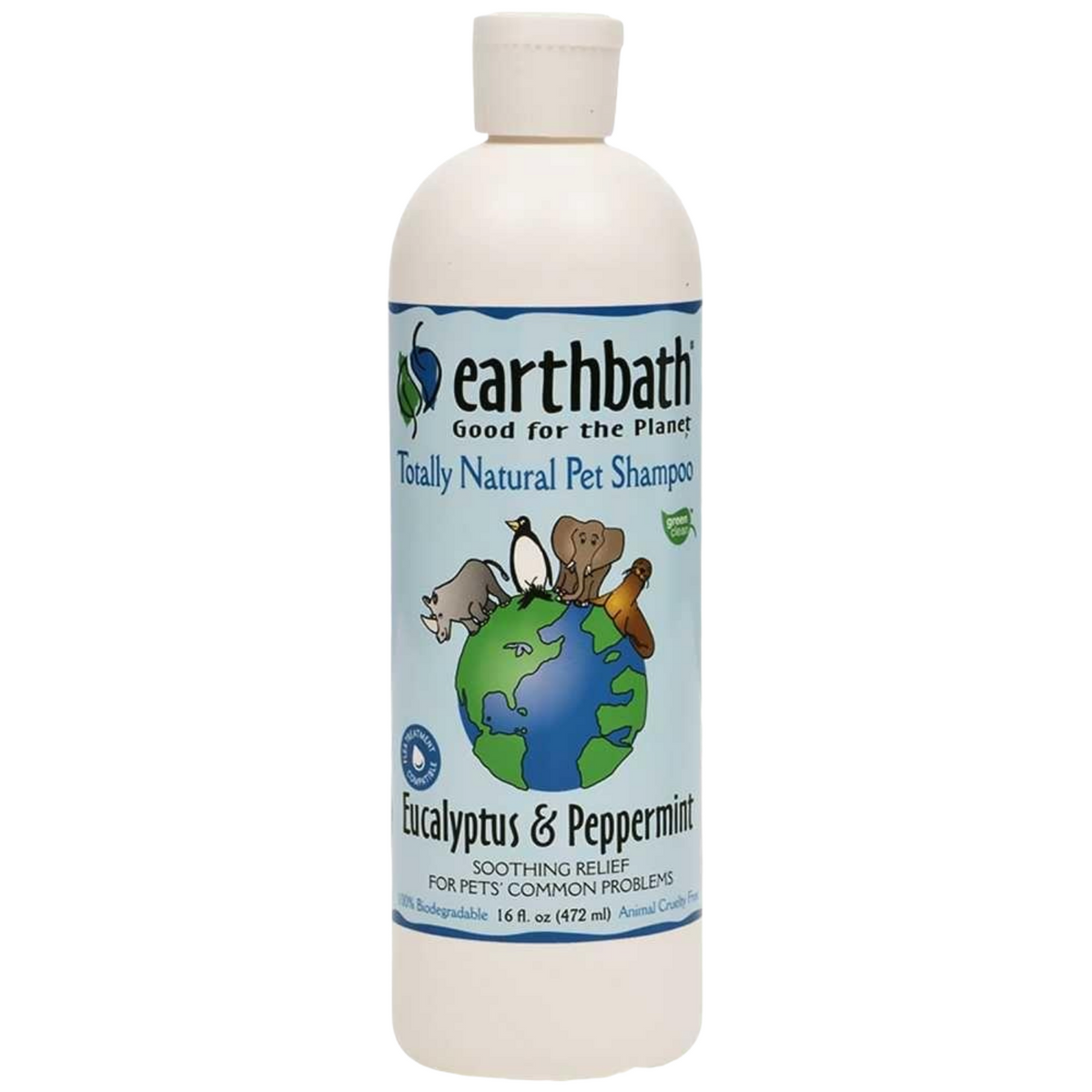 Earthbath Soothing Stress Relief Shampoo (Eucalyptus & Peppermint) - 472ml / 3785ml