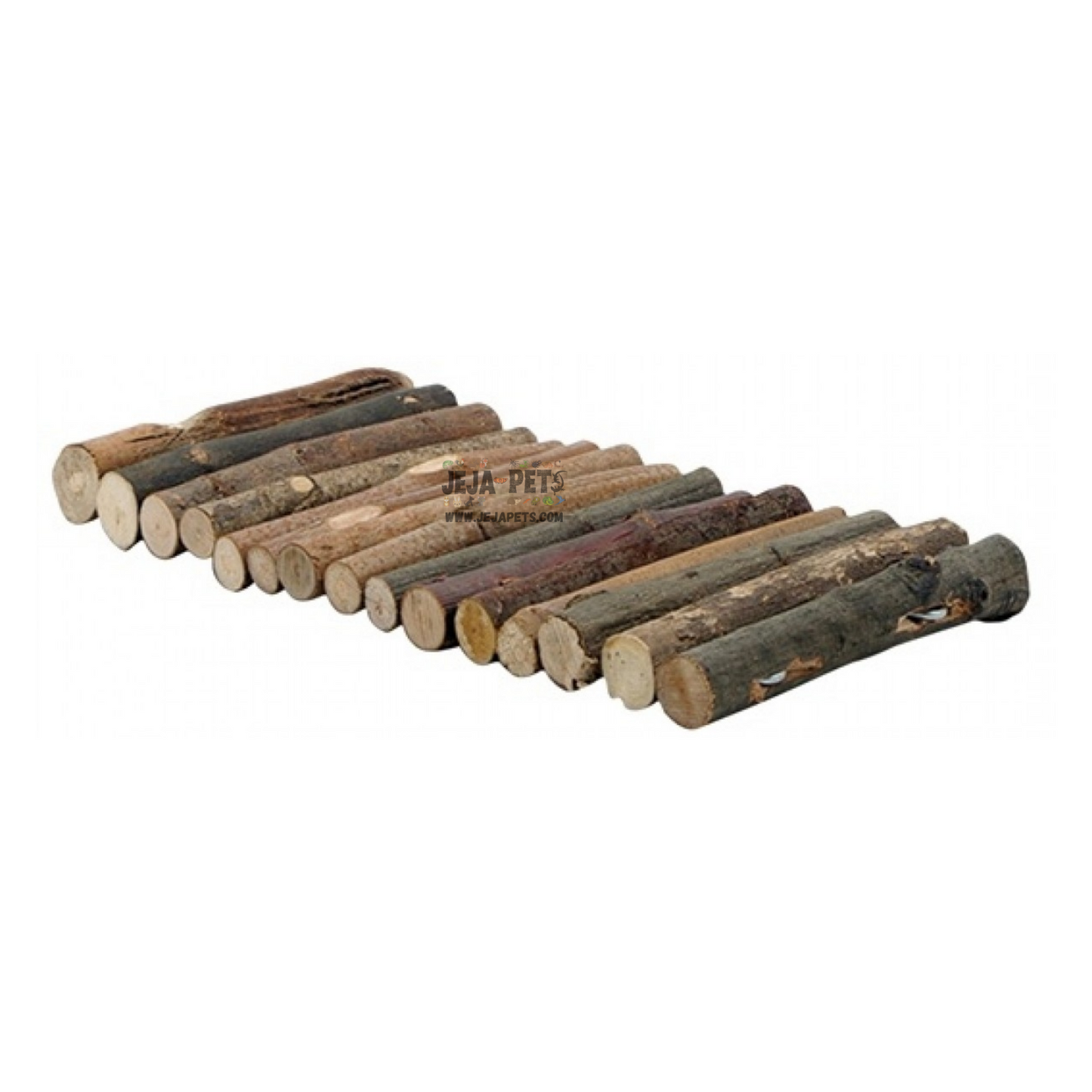 Living World Tree House Real Wood Logs Bridge - S / M / L