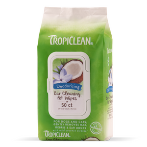 [DISCONTINUED] Tropiclean Ear Cleaning Pet Wipes - 50pcs