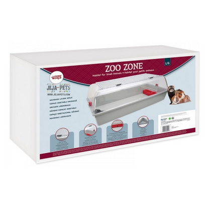Living World Zoo Zone Grey Burgundy Large - 100 x 51 x 37 cm