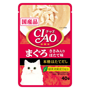 Ciao Creamy Soup Pouch Tuna Maguro & Chicken Fillet Scallop Flavor - 40g