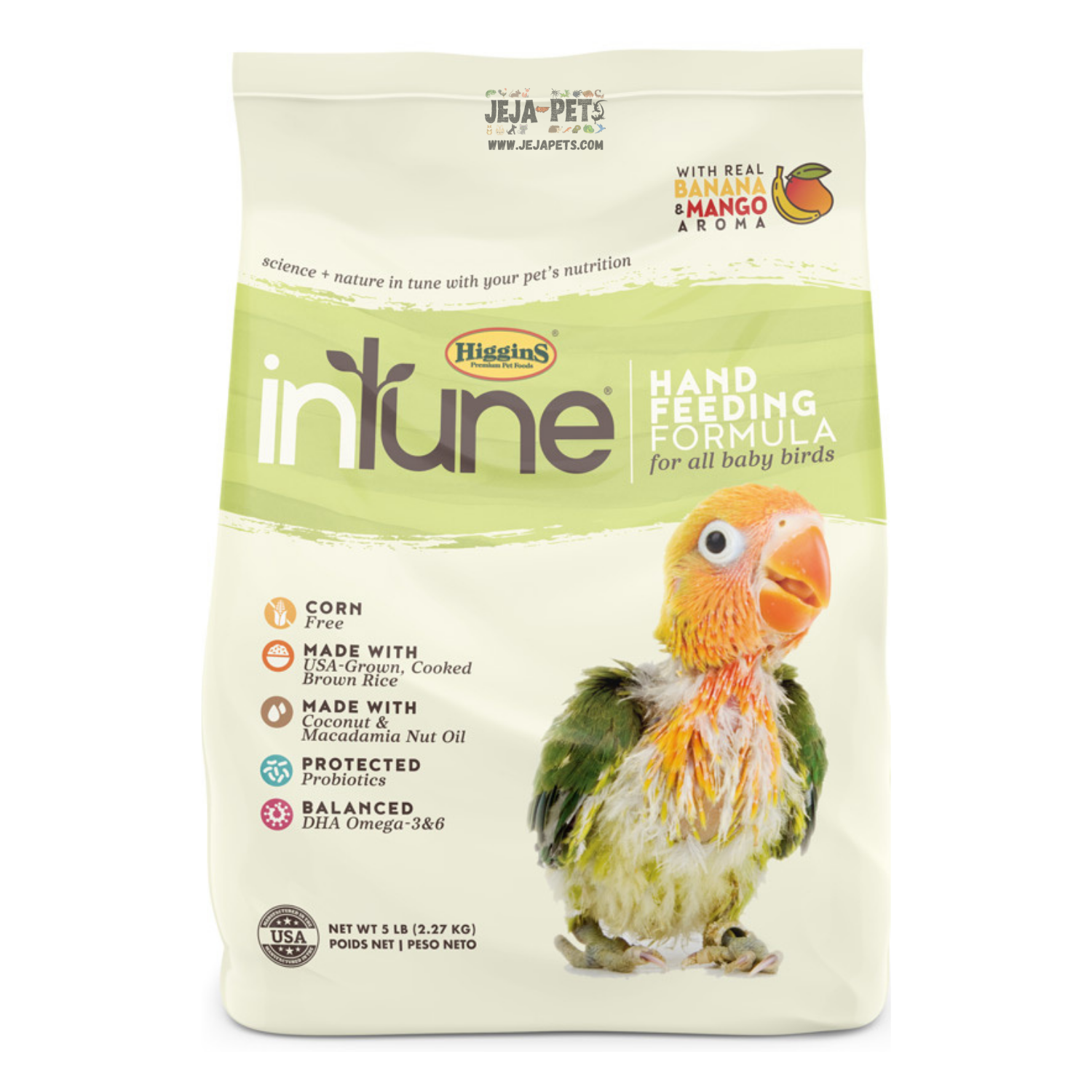 Higgins inTune® Hand Feeding Formula - 283g / 510g / 2.26kg