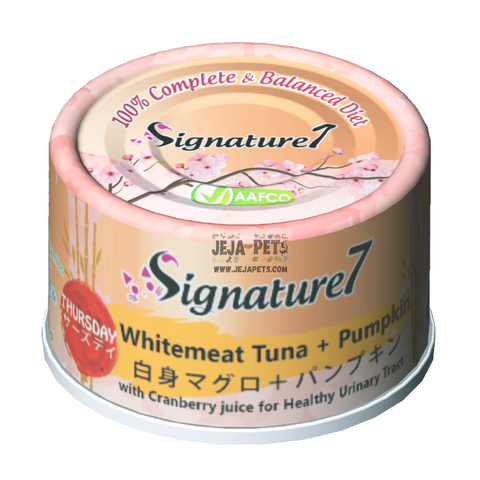 Signature7 Thursday Whitemeat Tuna & Pumpkin Cat Canned Food - 70g