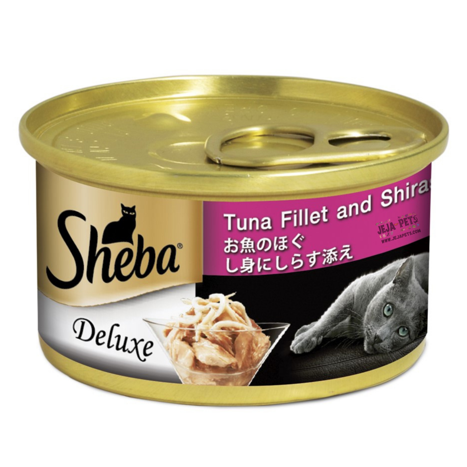 DISCONTINUED Sheba Tuna Fillet Shirasu Wet Cat Food 85g