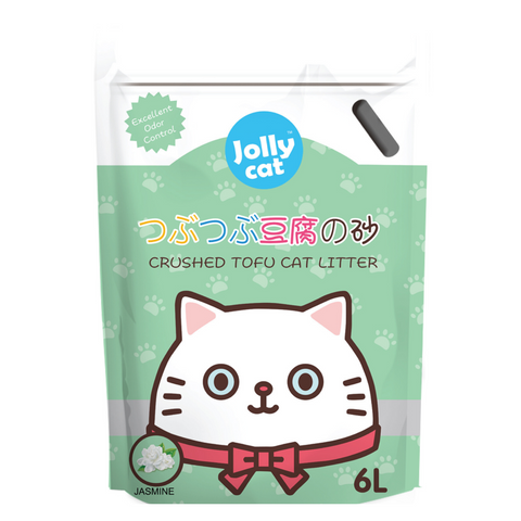 Jollycat Crushed Tofu Litter (Jasmine) - 6L