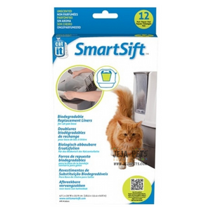 Catit Design SmartSift Biodegradable Replacement Liners for Cat Pan Base - 12 pcs