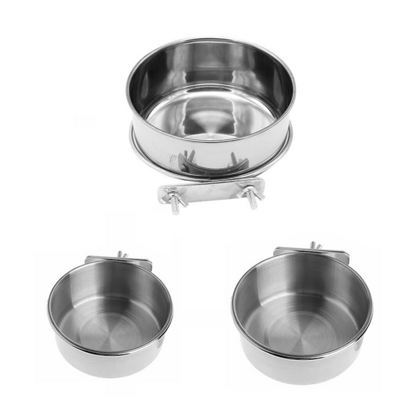 Stainless Steel Feeder Bowl - S / M / L