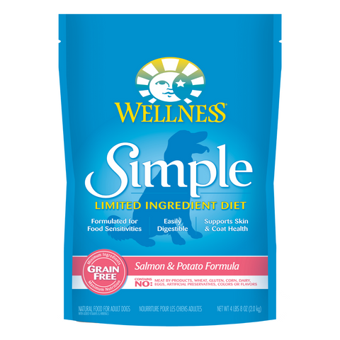 Wellness Simple Limited Ingredients Grain-Free (Salmon & Potato Recipe) - 2kg / 10.89kg