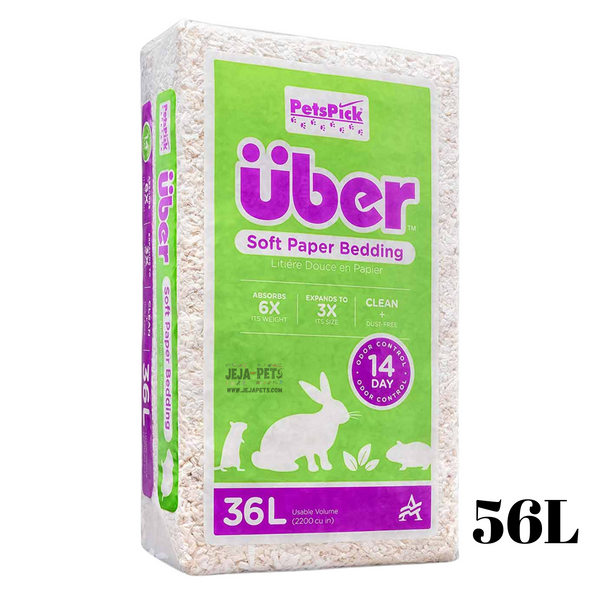 PetsPick Soft White Paper Bedding - 36L / 56L