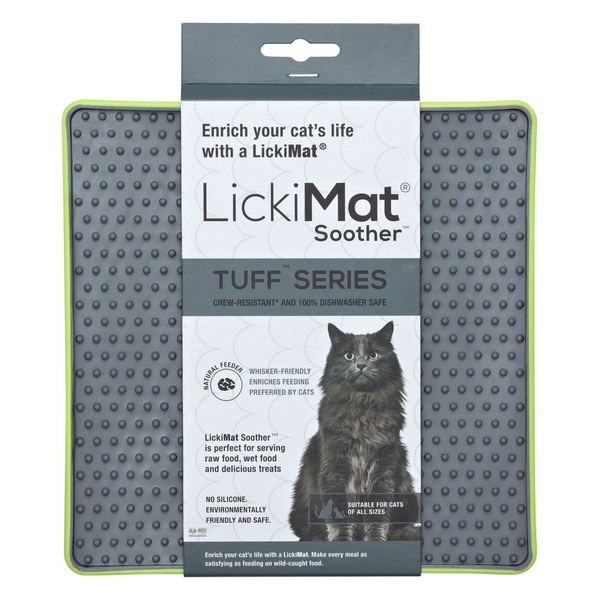 Lickimat TUFF Soother (Cats) Turquoise - 20 x 20 cm