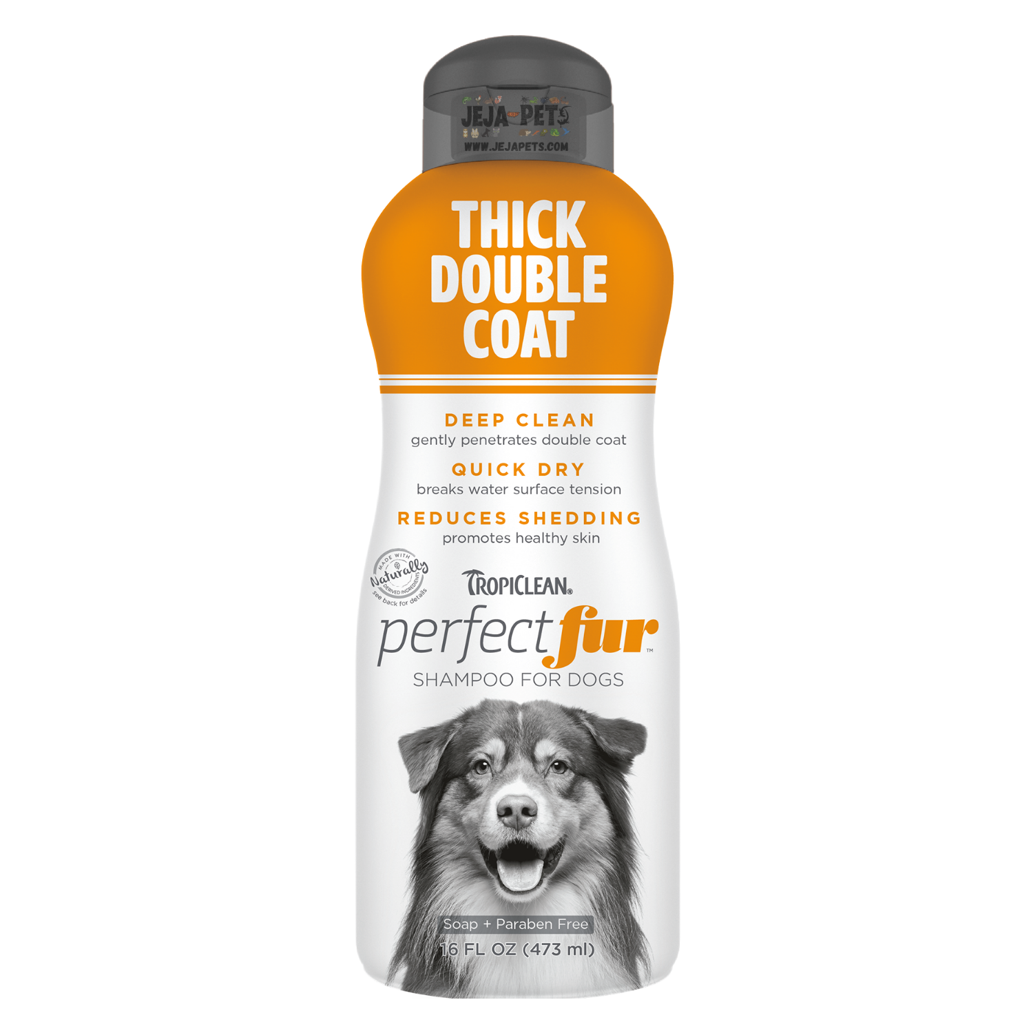 Tropiclean Perfect Fur Thick Double Coat Shampoo for Dogs - 473ml