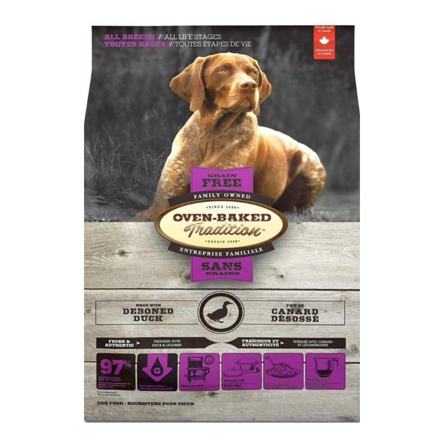 Oven Baked Tradition Grain Free (Duck) for Dogs - 2.27kg / 4.54kg / 10.43kg