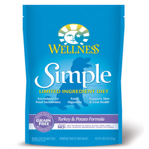 Wellness Simple Limited Ingredients Grain-Free (Turkey & Potato Recipe) - 2kg / 10.89kg