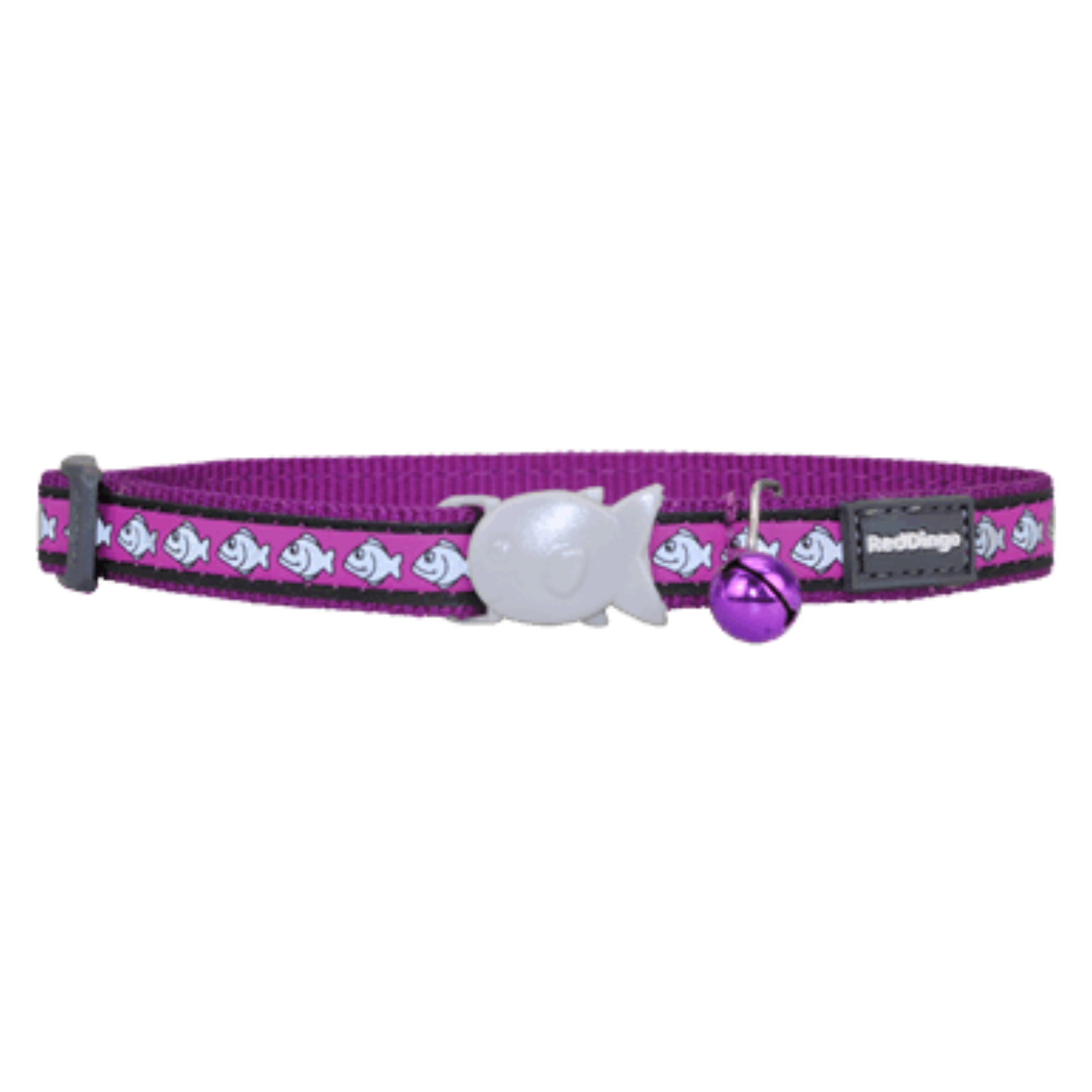 Red Dingo Cat Collars - Reflective Range (Purple)