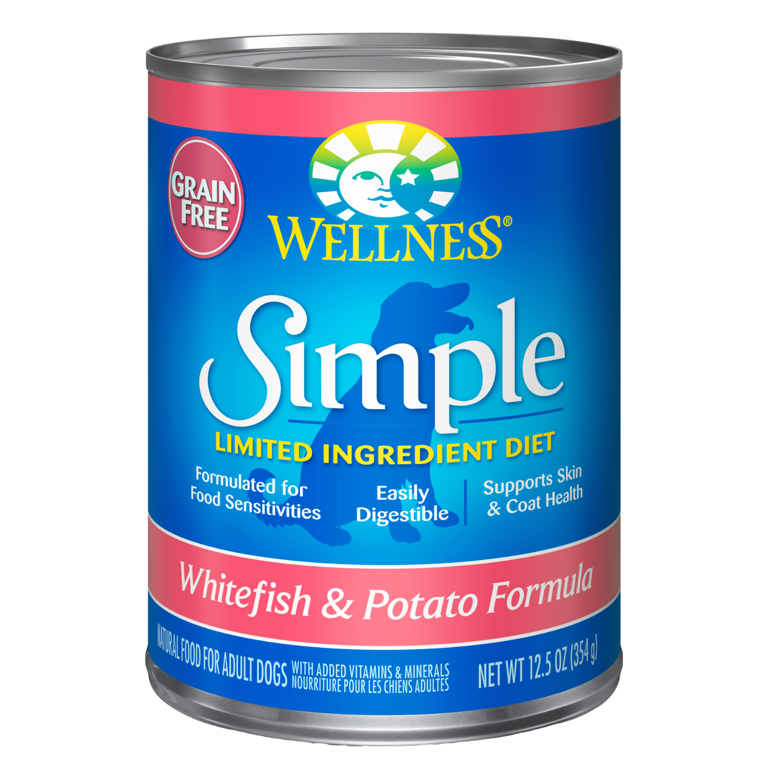 [DISCONTINUED] Wellness Simple Limited Ingredients Grain-Free (Whitefish & Potato) - 354g