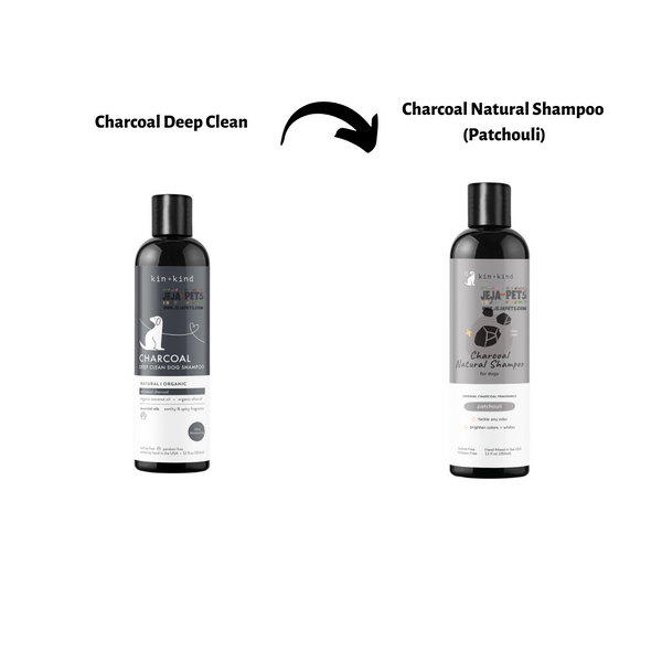 Kin+Kind Charcoal Natural Shampoo (Patchouli) - 354ml / 1 Gallon