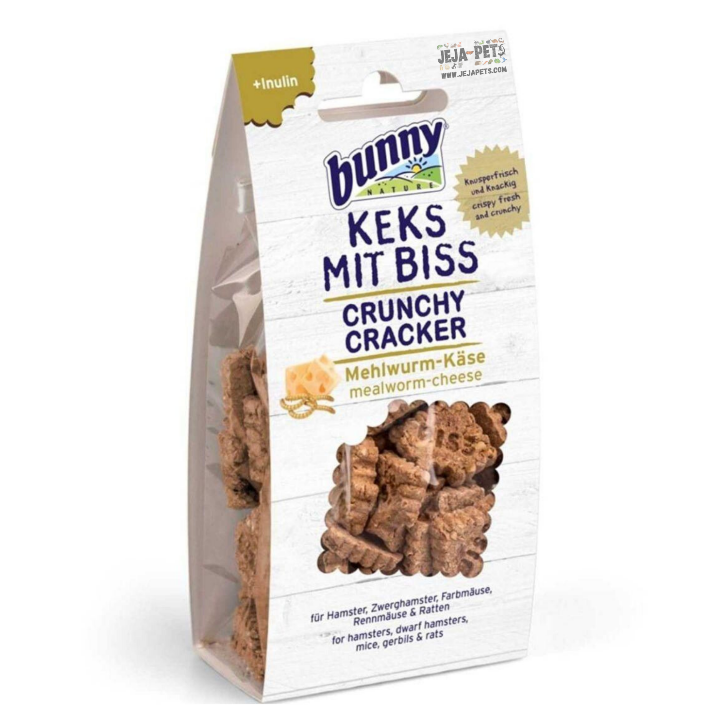 Bunny Nature Crunchy Cracker (Mealworms and Cheese) - 50g