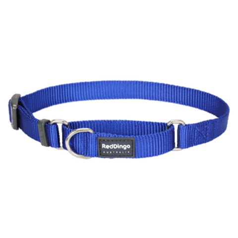 Red Dingo Martingale Half Check Collar - Classic Range (Dark Blue)