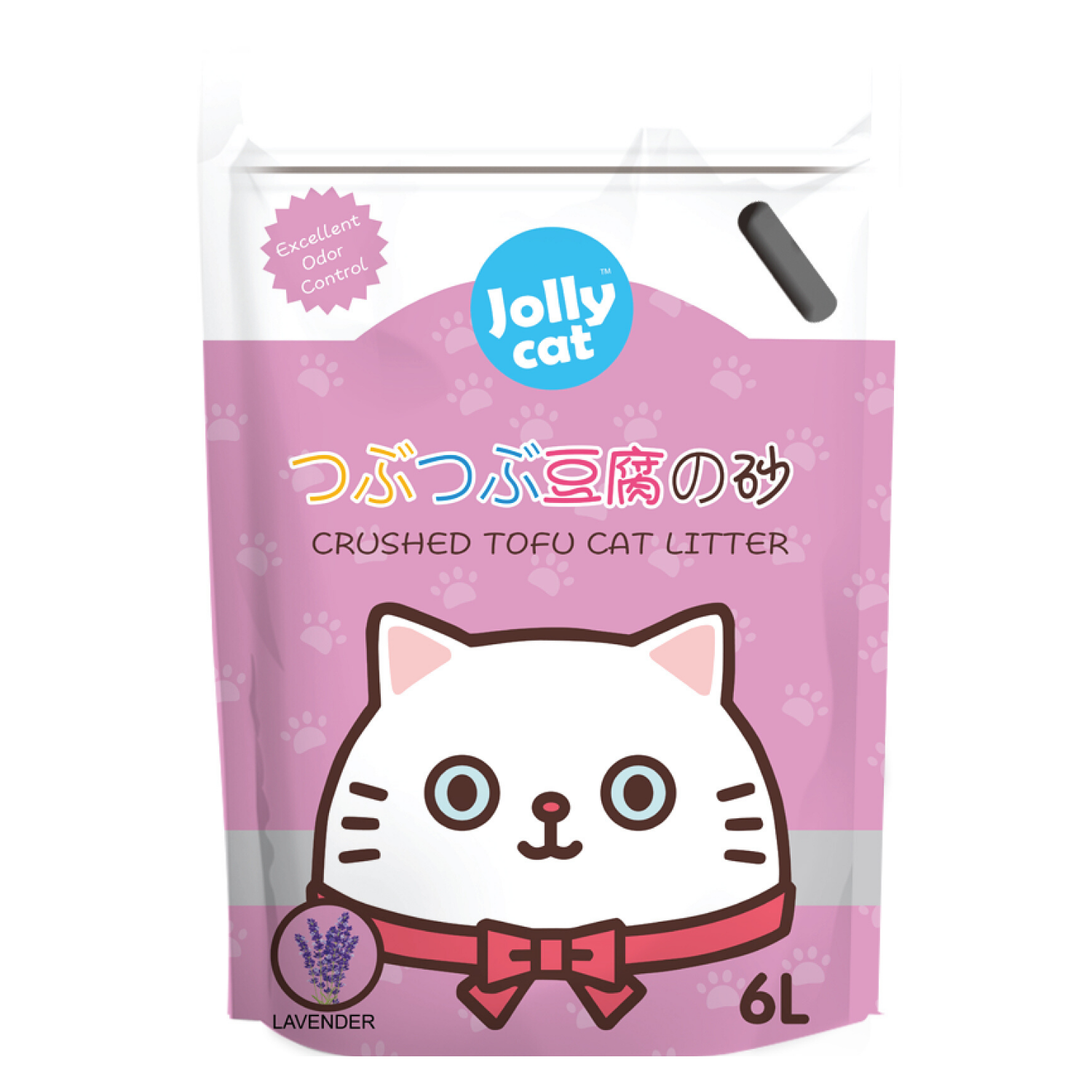 Jollycat Crushed Tofu Litter (Lavender) - 6L