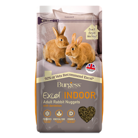 Burgess Excel Indoor Rabbit Nuggets - 1.5kg