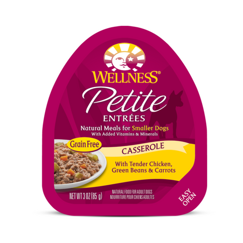 Wellness Small Breed Petite Entrees Casserole - (Tender Chicken, Green Beans & Carrots)  - 85g
