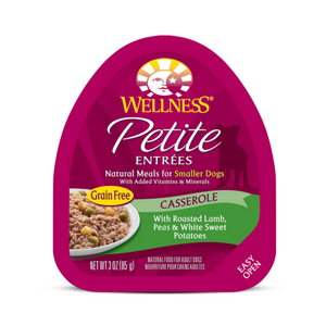 Wellness Small Breed Petite Entrees Casserole - (Roasted Lamb, Peas & White Sweet Potatoes)  - 85g