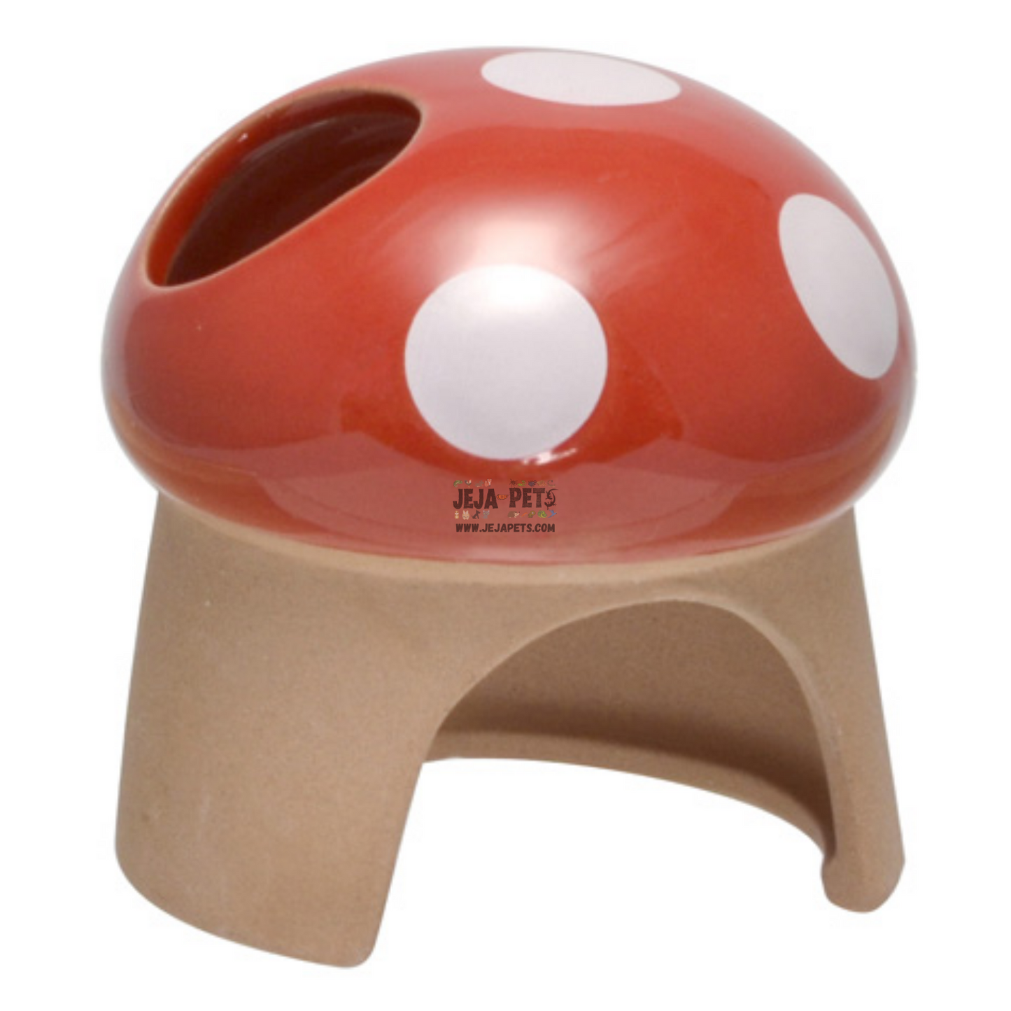 Sanko Wild Mushroom Earthen House - 8 x 8 x 8.5 cm